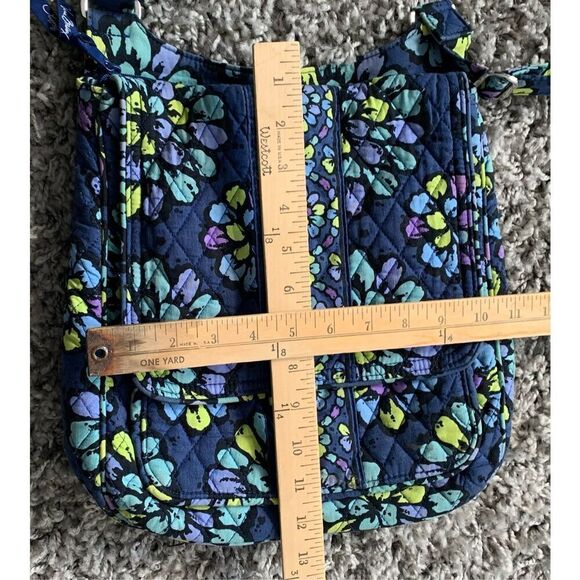 Vera Bradley INDIGO POP Crossbody Hipster Mailbag Purse - Picture 3 of 7
